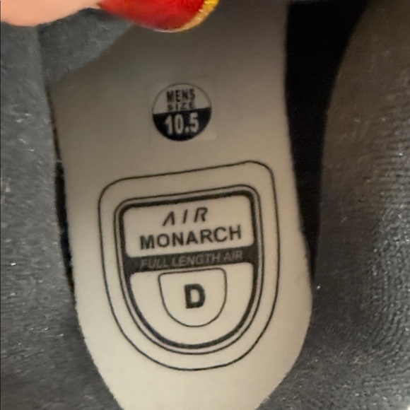 Nike Air Monarch IV Men's White, Black, and Red Training Shoes NIB - Picture 7 of 10